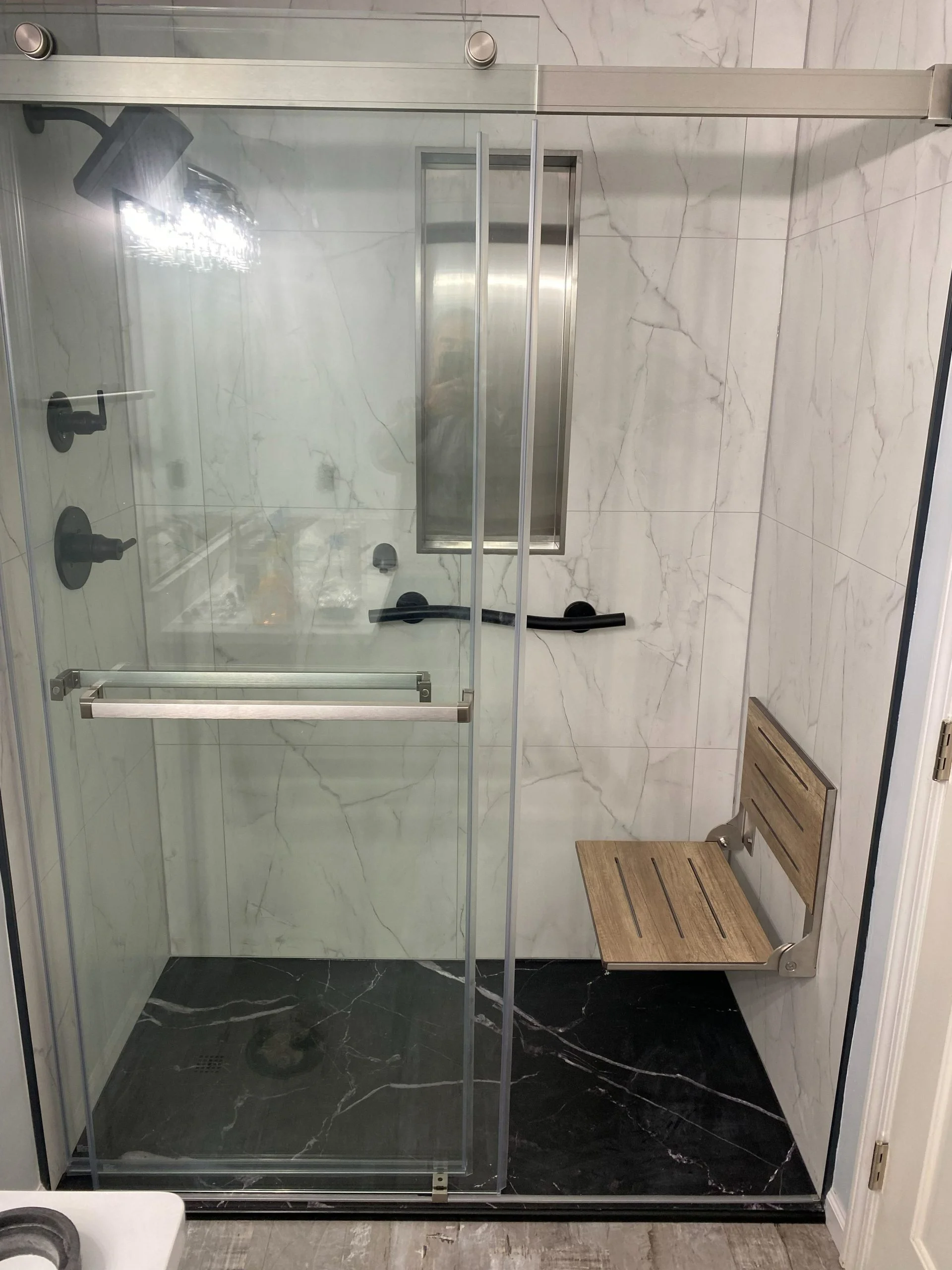 Low Threshold Shower Ideas for Easier Safer Bathroom Access